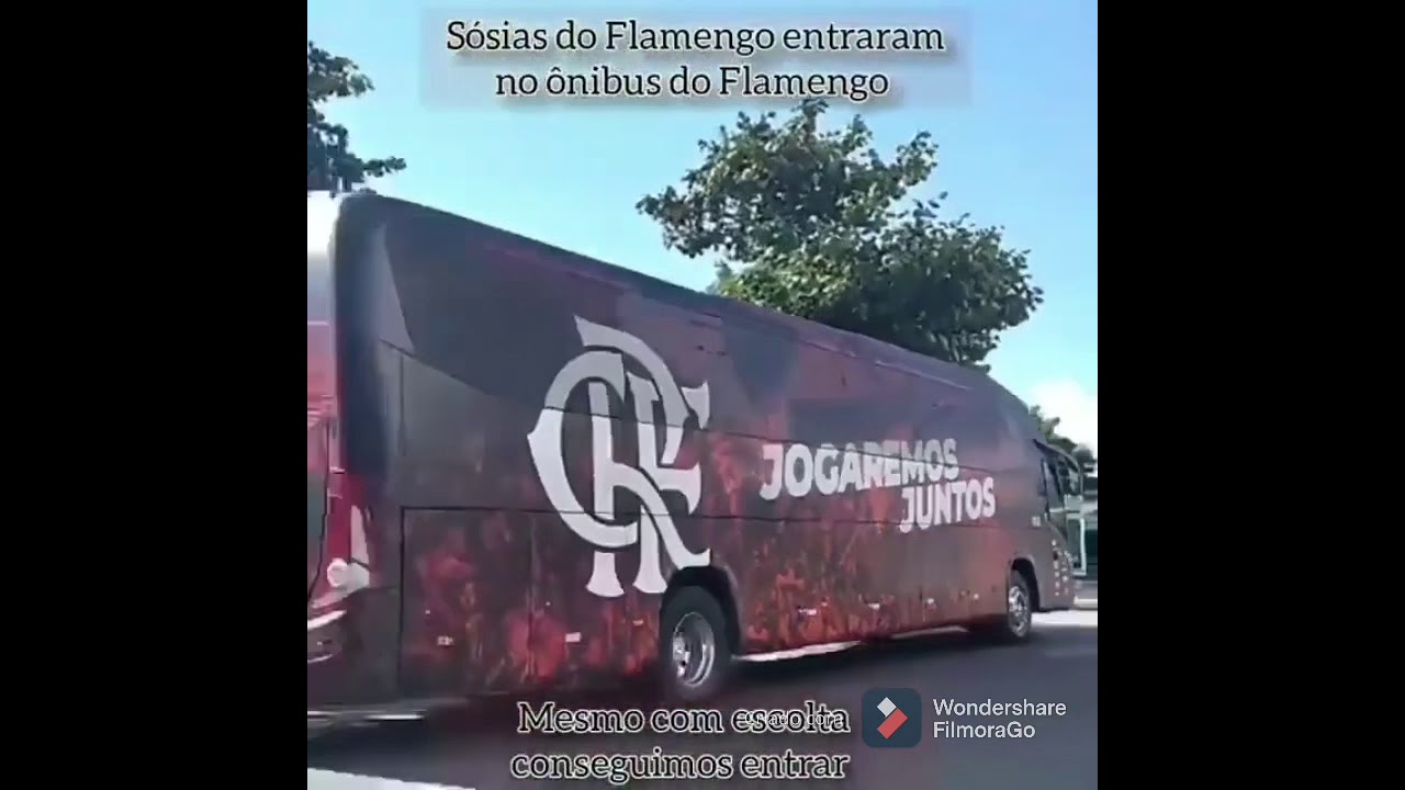 Sósias do time do Flamengo entram no ônibus do clube e motorista acredita!! - YouTube