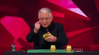 Penn & Teller: Fool Us: Penn says:  "Paul Gertner We're Tied... Season Five... Kick our Ass!"