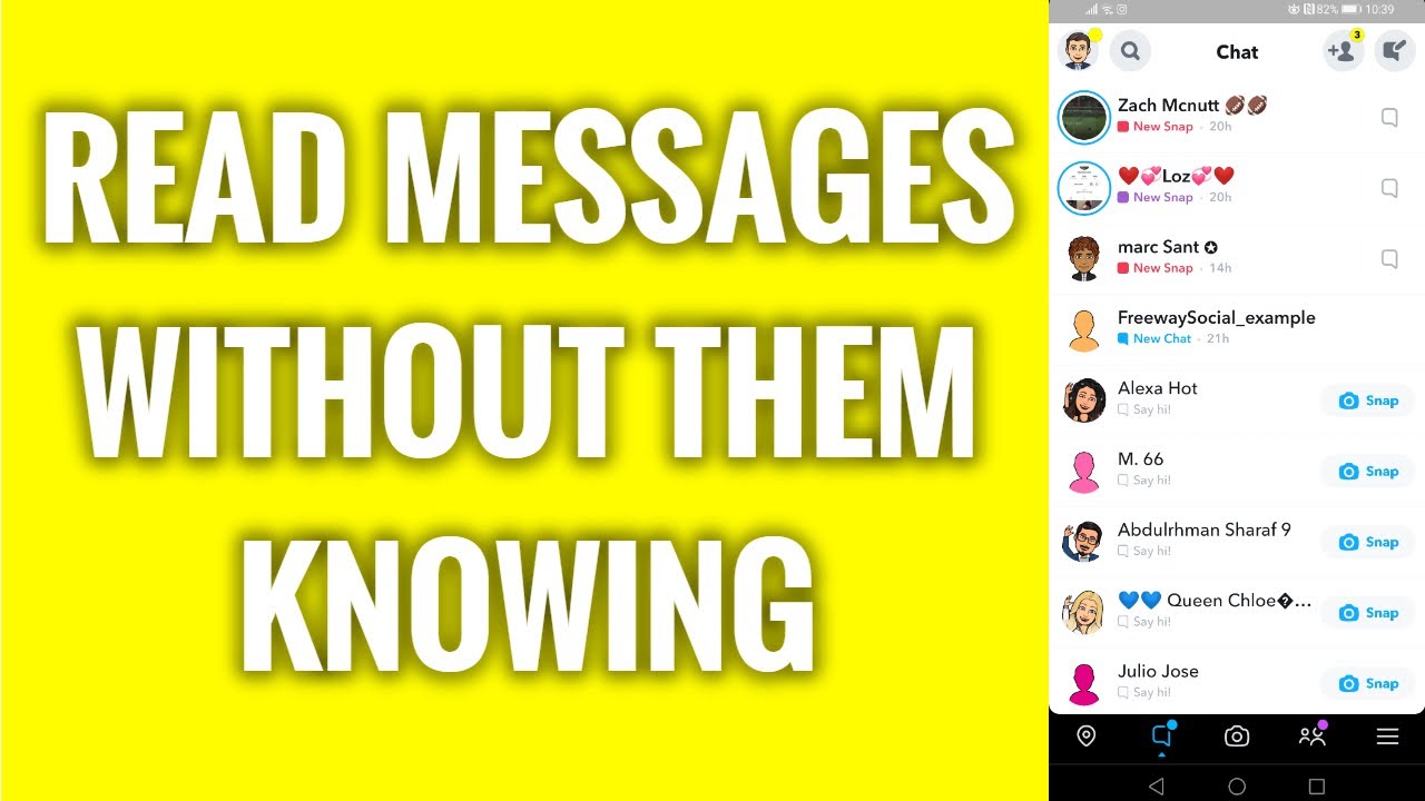 How To Read Snapchat Messages Without Them Knowing YouTube
