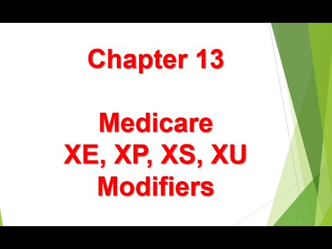 Medicare X Modifiers