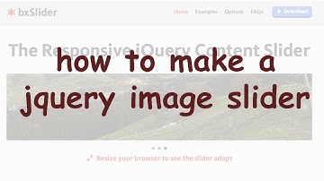 How to make a image slider with very easy.