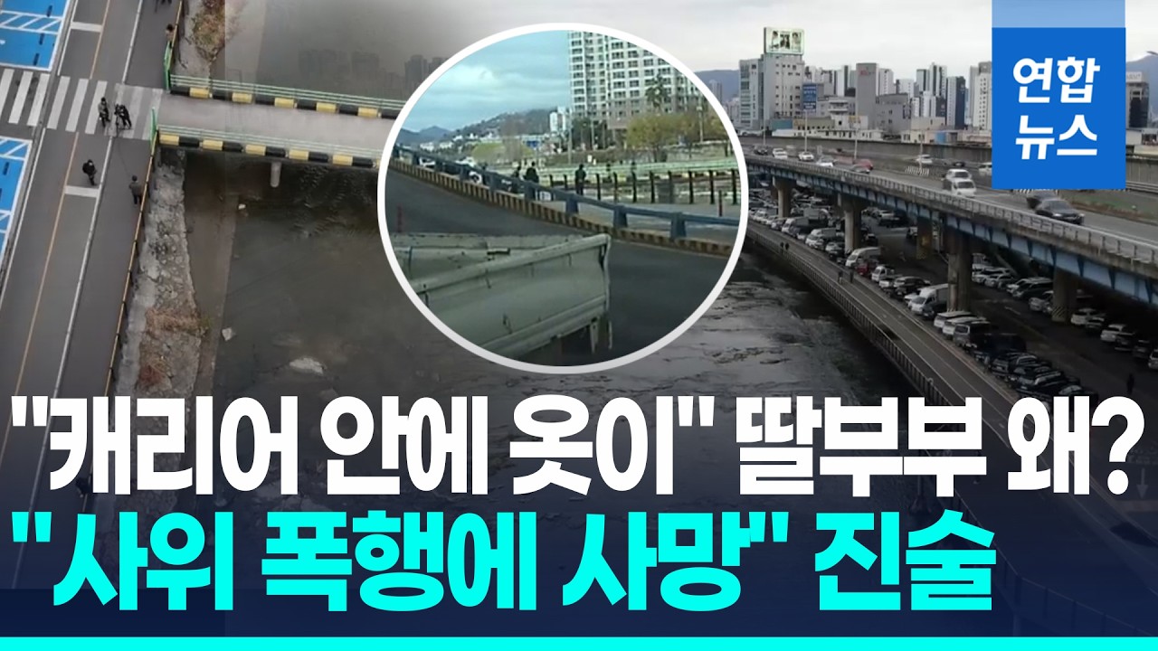 ⁣"사위 폭행에 사망"…'캐리어 시신' 2주 전 친딸 부부가 유기 / 연합뉴스 (Yonhapnews)