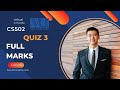 cs502 quiz 3 solution 2024 | cs502 Quiz 3 correct solution 2024 #vu #cs502
