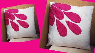 zero hassle method  of making decorative patch work cushion/pillow/diy tutorial/ for beginners💗💗💗💗💗💟