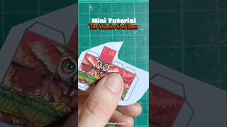 Papercraft DND Warrior Owl Tutorial - DIY DND MINIS - Printable ttrpg #dndminiatures