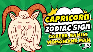 Capricorn Zodiac Sign: Career, Family, Woman and Man