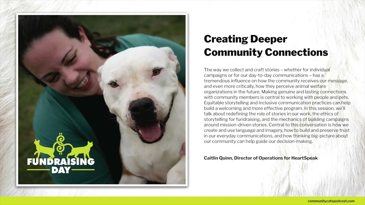 Creating Deeper Community Connections | Caitlin Quinn | 2022 Fundraising Day