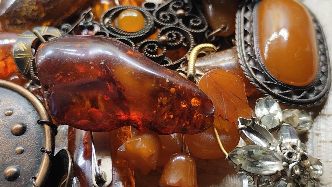 РЕСТАВРАЦИЯ ЯНТАРЯ:1 часть, Как вернуть блеск старым брошам? 💎 @122Froggie 
