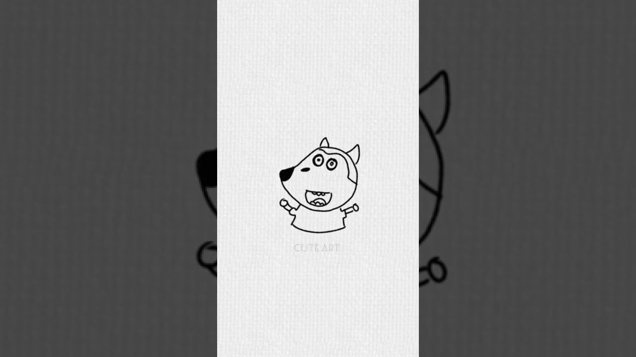 Wolfoo drawing 