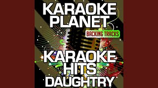 Feels Like Tonight (Karaoke Version With Background Vocals) (Originally Performed By Daughtry)