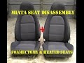 Mazda Miata Foamectomy & Seat Heater Install