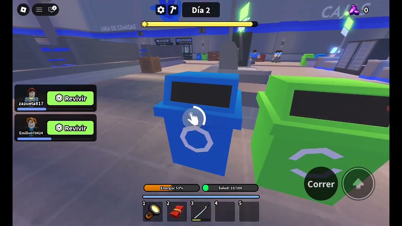 Una noche en un centro conercial en Roblox 😬