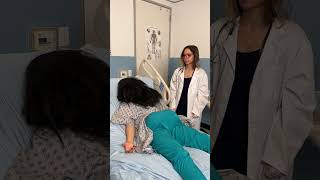 Woman wants to prank her doctor by using periwig #Shorts screenshot 2