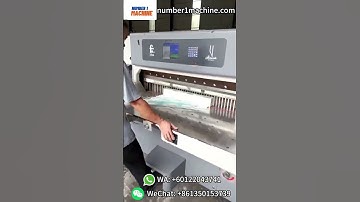 Our Paper Cutter Machine – fast, precise, and built for heavy-duty performance. #machine