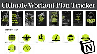 Ultimate Best Workout Planner, Tracker Notion Template for Sport screenshot 2