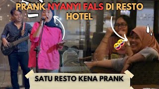 PRANK NYANYI FALS DI HOTEL MALAH DI TEPUK TANGANIN | NCI PRANK NYANYI NGACO
