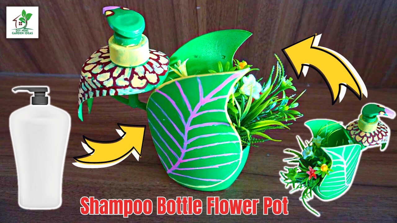 3 Waste Material Craft Ideas to Make Useful Things  Shampoo bottles  crafts, Shampoo bottles recycle, Shampoo bottles