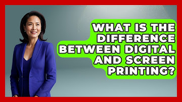 What Is The Difference Between Digital And Screen Printing? - Graphic Design Nerd