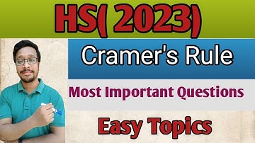 Determinant //Cramer