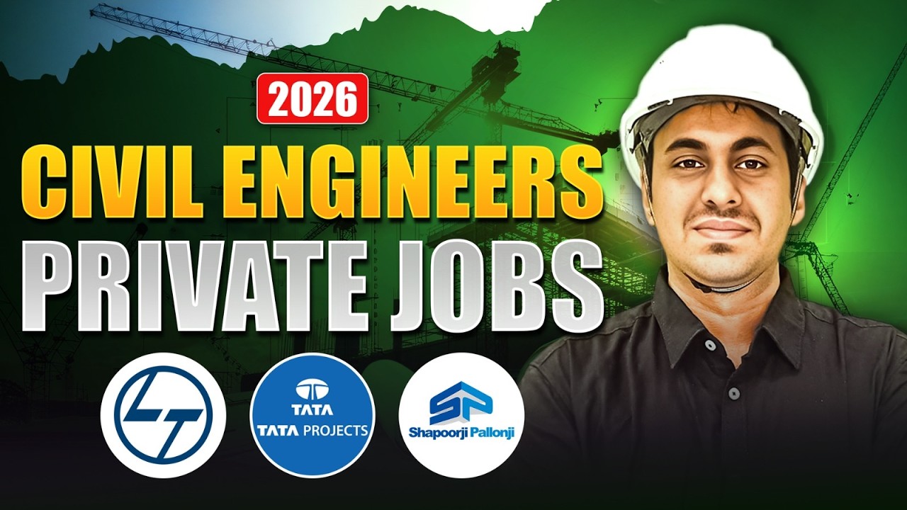 Civil Engineering Private Jobs 2026 | Freshers & Experienced Hiring L&T ...