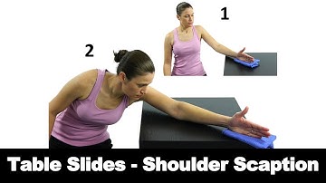 Table Slides - Shoulder Scaption - Ask Doctor Jo