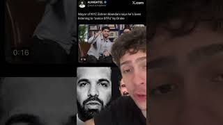Mayor of NYC Zohran Mamdani endorsed Drake’s new album ICEMAN #zohranmamdani #drake #iceman #drizzy