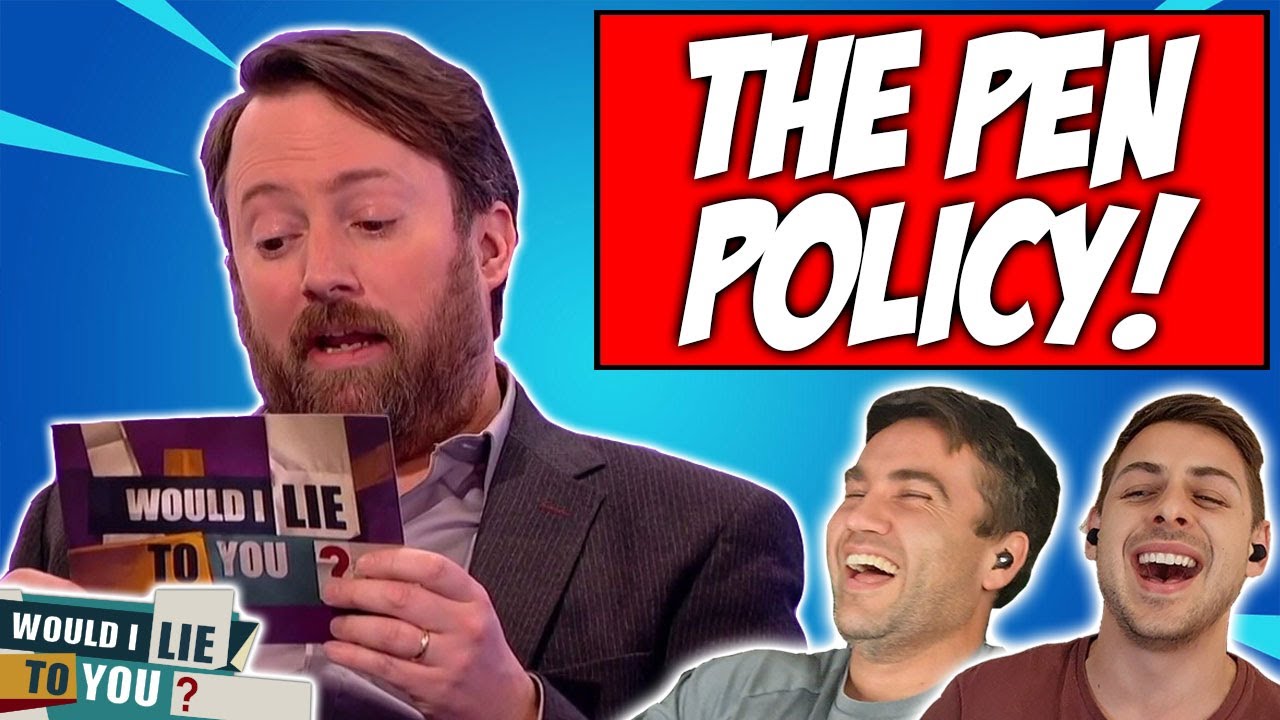 Does DAVID MITCHELL Have A 3 Point Pen Policy?! | WILTY Reaction