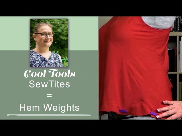 Cool Tools - How to use SewTites and WEIGHT DOWN the HEM - YouTube