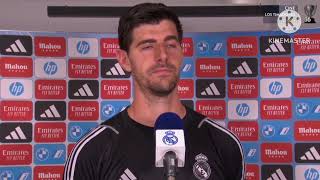 Reaccion de Courtois Real Madrid 5-0 Alaves