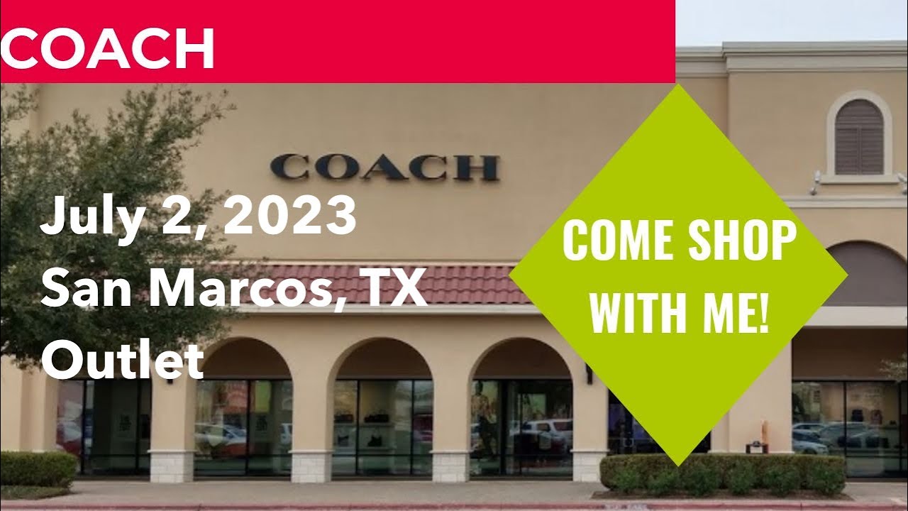 Come Shop With Me Coach Outlet San Marcos Texas, 07/02/2023. Sale 50