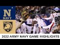 Army vs navy highlights amazing overtime thriller  2022 army navy game  college football