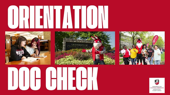 UCM International Student Orientation | Document Check Process