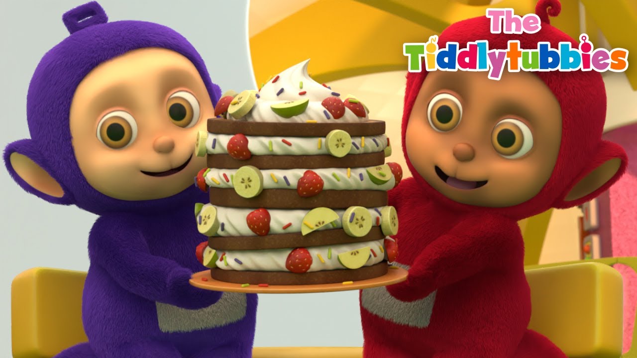 Teletubisie ★ NOWE Tiddlytubbies 3D sezon 4! ★ Odcinek 10: Ciasto