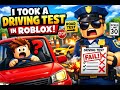 I took my Driving Test in Roblox