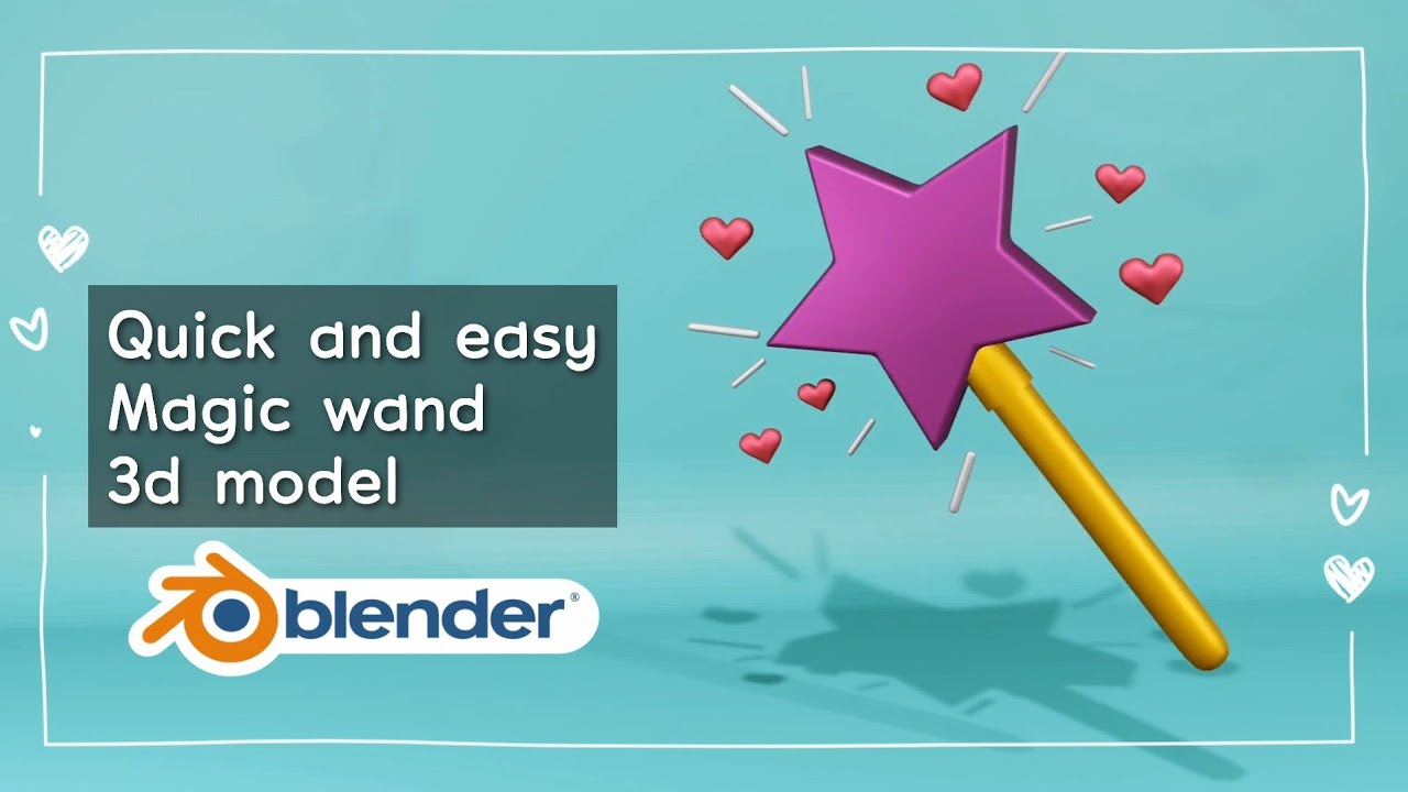 Model and 3D Print a Magic Wand in Blender - Beginner's Tutorial