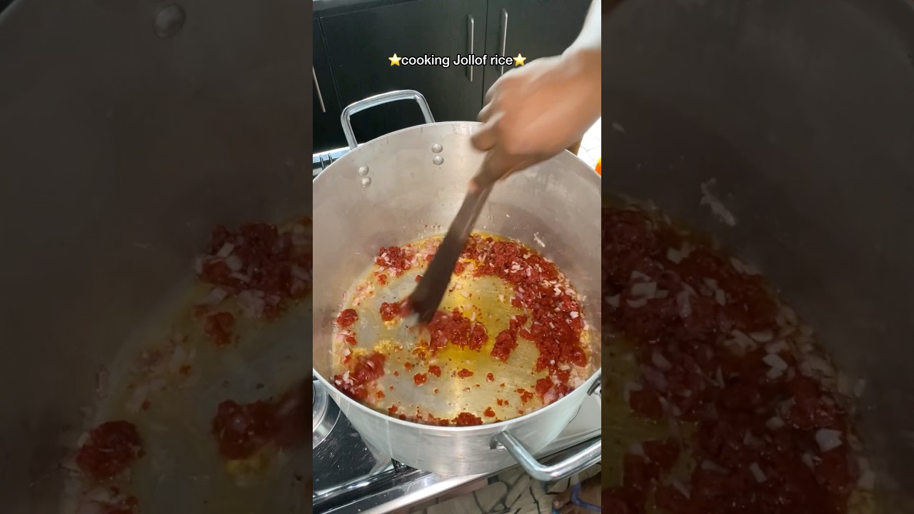 Cooking Jollof rice for #dinner . What are you eating for dinner?