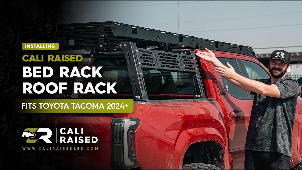 How To Install The Bed Rack Roof Rack | Cali Raised - YouTube