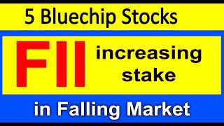 5 Blue-Chip Stocks | FII consistently increasing stake | best stocks to buy now for long term