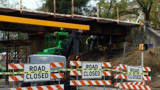 Crews work to raise Durham’s infamous ‘can opener’ bridge