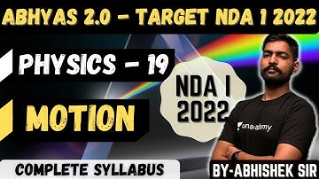 Physics For NDA- 19 | Abhyas 2.0 Complete Batch For NDA 1 2022 | Thermodynamics | Learn With Sumit