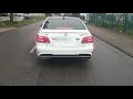 MS'Customs Mercedes E63 AMG s V8 Biturbo sound Downpipes