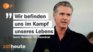 Trump’s most dangerous rival? Democrat Gavin Newsom takes aim at the US President | 3sat kulturzeit