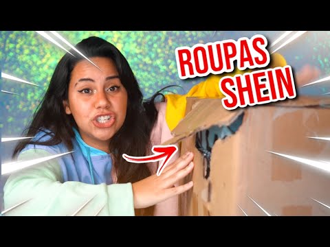 A CAIXA VEIO RASGADA! MINHAS COMPRAS DA SHEIN CHEGARAM – ISABELA BORGES