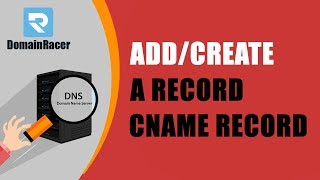 create a record & cname record in cpanel : domainracer