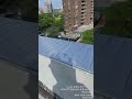 Sawtooth installing at parapet wall