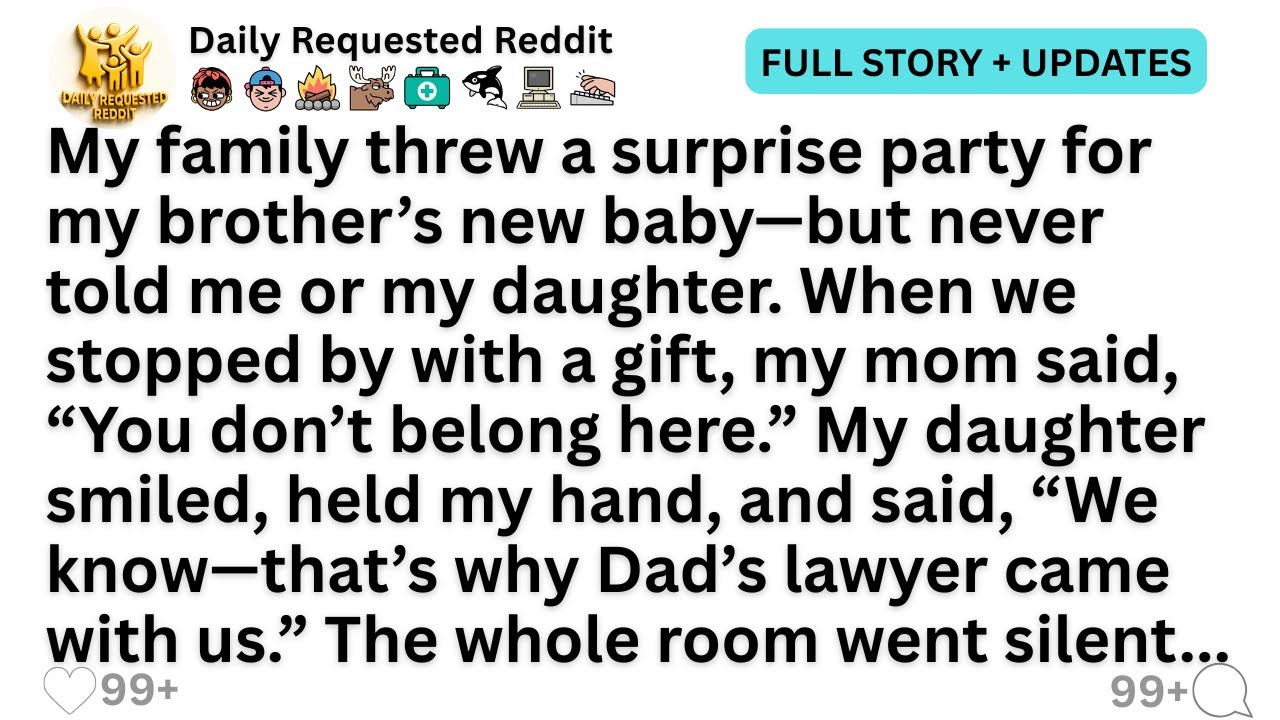 My family threw a surprise party for my brother’s new baby—but never told me or my daughter. When...