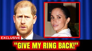 Celebrity Prince Harry Is FURIOUS! Kicks Meghan Markle OUT Of Montecito And Force Her To Return WEDDING Ring Net Worth