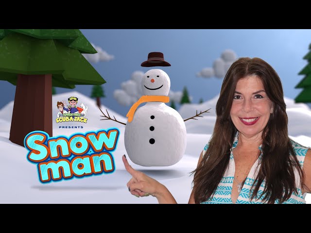 I am a Little Snowman| Winter Songs for Kids| Preschool Song With Movement| class=