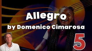 Allegro by D. Cimarosa: ABRSM Grade 5 Piano (2023 & 2024) - A1