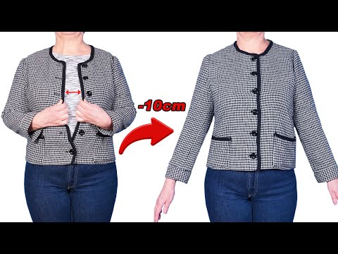 A simple sewing trick to upsize a jacket without going to the tailor!